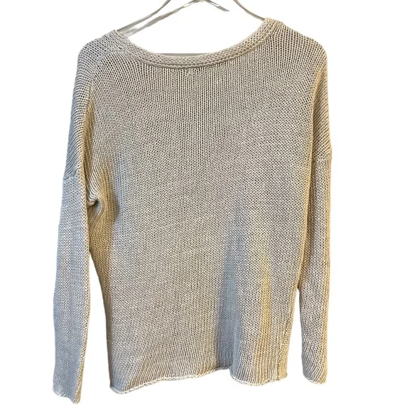 Linen Part Two Grey Knit Sweater - Picture 2 of 4
